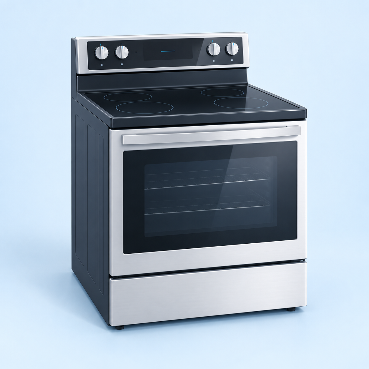 Professional illustration of a range or oven